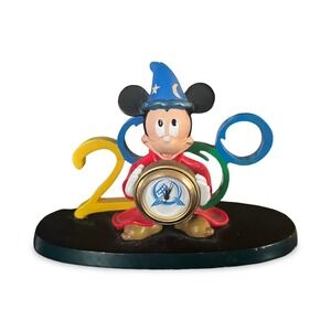 Walt Disney World 1999 Cast Holiday Celebration Sorcerer Mickey Mouse Clock